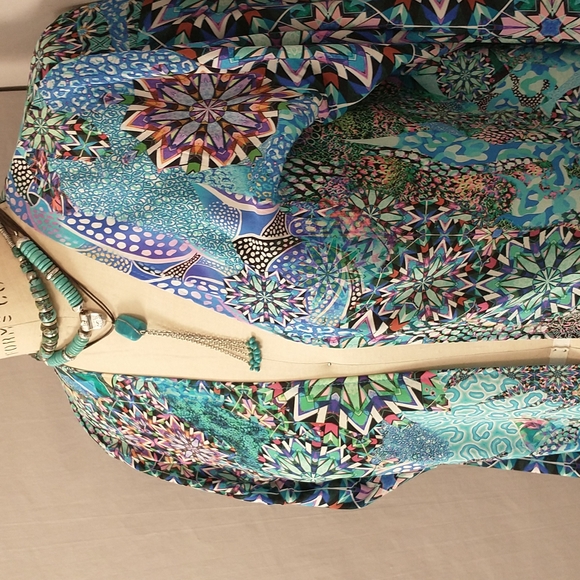 Amazing Shibori London Silk Kimono Jacket Psychedelic Frogs Handpainted & Print - Picture 2 of 11